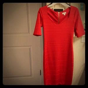 Bisou Bisou red dress